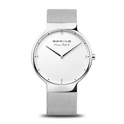 Image de BERING Hommes Analogique Quartz Max René Collection Montre avec Bracelet en Acier Inoxydable &amp; Verre Saphir 15540 004