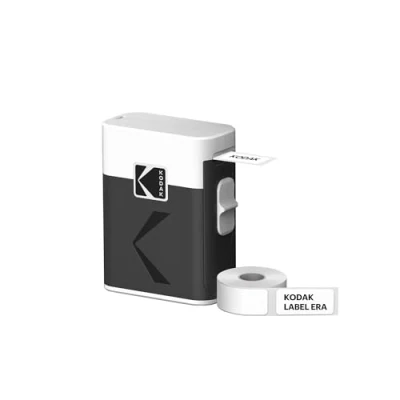 Image de KODAK New Label Era Cadeau Noel M50 Imprimante Instantanée d&#039;étiquettes (Blanc, + 1 Rouleau de Papier)