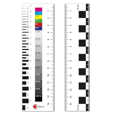 Image de iSecur Mag282 Lot de 2 règles magnétiques experts I 15 cm Évaluateur aide à la documentation Règle fissures Voiture