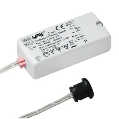 Image de Relais électronique sensoriel SHE B 250 avec détecteur infrarouge IR pour personnes, Watts
