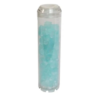 Image de AQUAWATER 104993 Cartouche Cristaux silicophosphates Taille STD 10&quot; Durée 12 mois Fabriqué en France