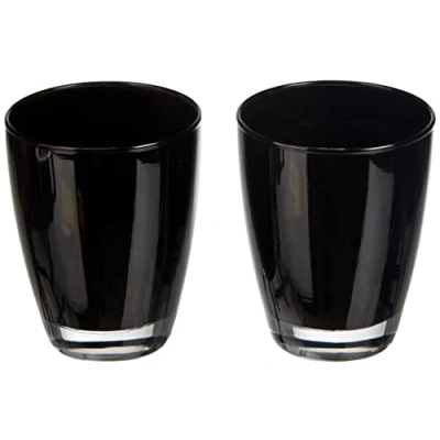 Image de Excelsa Carton. de 2 Verres Inscription Happy Couleur Noir