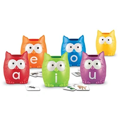 Image de Learning Resources Kit de tri chouettes voyelles