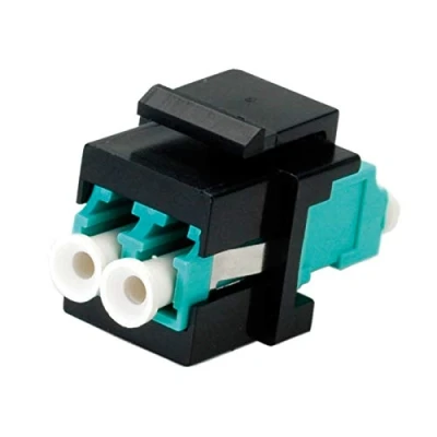 Image de ROLINE Adaptateur Keystone I coupleur FO LC Multimode, OM3, Turquoise