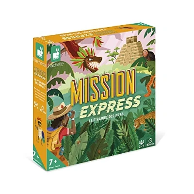 Image de JANOD Party Batman Mission Express Crâne de Cristal Société Enfant Jeu Plateau Coopératif Dès 7 Ans, J02466, Multicolore, Taille Unique