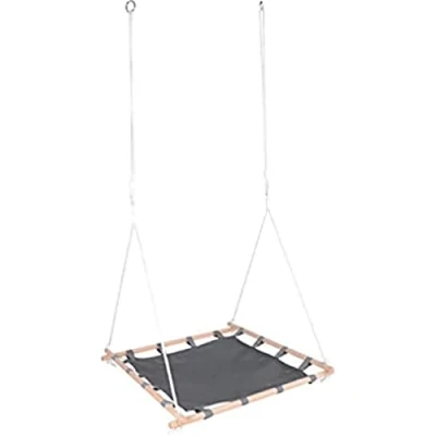 Image de Small Foot Balançoire d&#039;intérieur avec Cadre en Bois, Charge maximale 100 kg, Pliable, pour Enfants à partir de 3 Ans, 11907