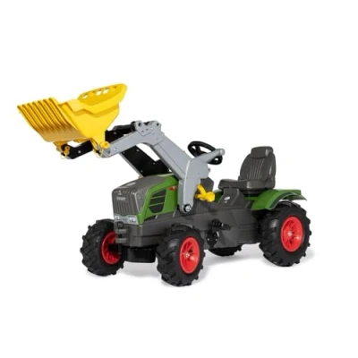 Image de Rolly Toys 61 108 9 Tracteur À Pédales Rollyfarmtrac Fendt 211 Vario + Pelle Avant Pneus Souples
