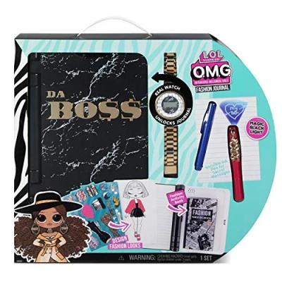 Image de LOL Surprise OMG Fashion Journal Intime un avec Stylo à Encre Invisible, Mot de Passe Electronique et une Clé Montre