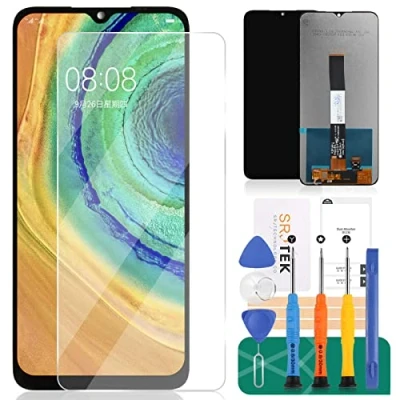 Image de SRJTEK pour Xiaomi Redmi 10A écran Remplacement 9A LCD 9C Ecran Display Touch Digitizer Pièces de Rechange M2006C3LG Kits Montage (Noir sans Cadre)