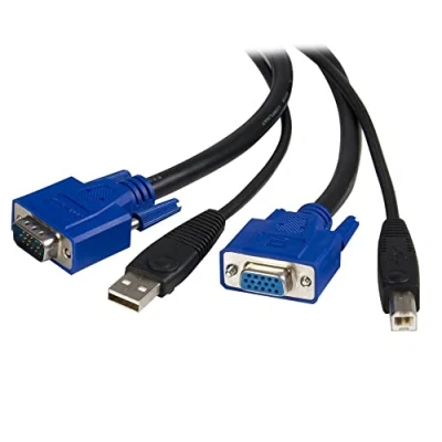 Image de StarTech.com Câble pour switch KVM USB VGA de 3 m (SVUSB2N1_10)