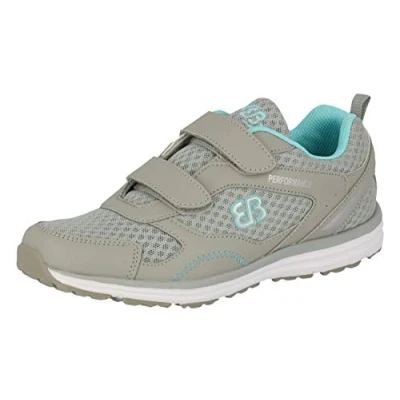 Image de Brütting Femme Performance V Chaussures de Fitness, Gris (Grau/Türkis Grau/Türkis), 41 EU