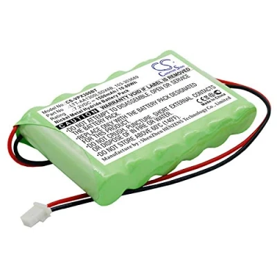 Image de TECHTEK Batteries Compatible avec [Visonic] Central PM30, PowerMaster 30 Control Panel, PowerMax Complete, Complete Alarm Panel remplace 103 300691,
