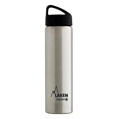 Image de Laken Bouteille Isotherme Classique en Acier Inoxydable avec Isolation Sous Vide et Goulot Large 750 ml Argent