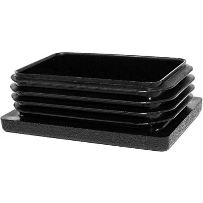 Image de Enkotrade Lot de 21 bouchons à lamelles pour tubes rectangulaires 60 x 30 mm En plastique polyéthylène qualité supérieure