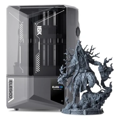 Image de ELEGOO Saturn 4 Ultra 16K Imprimante 3D Résine avec LCD 10&quot;, Haute Résolution, Réservoir de Chauffant, Impression Rapide 150 mm/h, Transfert Wi FI, Taille d&#039;impression 211,68x118,37x220 mm3