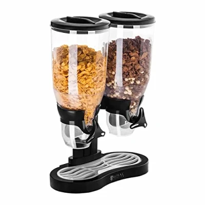 Image de Royal Catering Distributeur de Céréales Double RCCS 6L/2 (capacité 6L, hauteur sous le bec verseur 8 cm, 1,15 kg, 2 récipients)