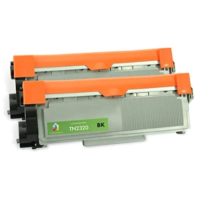 Image de Twin Pack TN2320 Toner Laser compatible pour Brother HL L2300D L2340DW L2360DN L2365DW DCP L2500D L2520DW L2540DN L2560DW MFC L2700DW L2720DW L2740DW