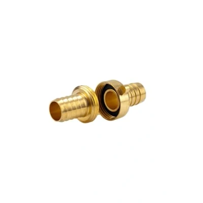Image de Gardena Raccord de tuyau en laiton 3 pièces: Raccordement à vis pour l&#039;extension tuyau, 33,3 mm (G 1 Pouce) Fil, 19 (3/4 Tuyaux (7152 20)