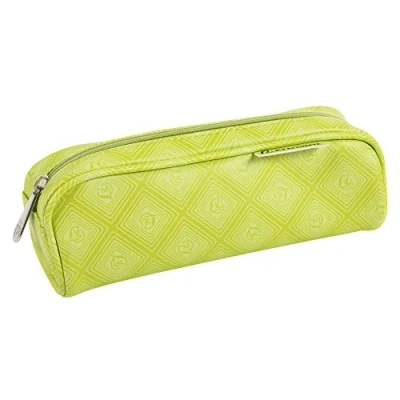 Image de Exacompta Réf. 52270E 1 Trousse ronde 1928 fabriquée en simili cuir (polyuréthane) mat imprimé doublure polyester dimensions 22,5 x 7,5 cm couleurs aléatoires