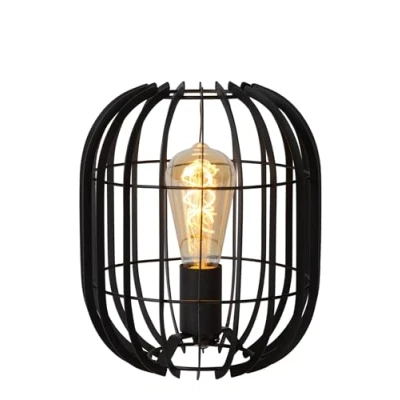 Image de Lucide 78598/01/30 Lampe de Table, Métal, E27, 40 W, Noir
