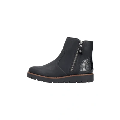 Image de Rieker Bottines pour Femme 44950 Semelle lâche, Noir 00., 39 EU