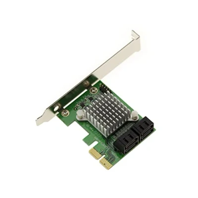 Image de KALEA INFORMATIQUE Carte PCI Express PCIe x2 avec 4 Ports SATA. Chipset Marvell 88SE9230 Hardware Raid 0 1 10