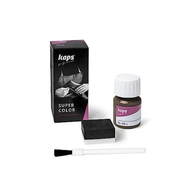 Image de KAPS Super Color Teinture pour Cuir Naturel Matières Synthétiques et Textiles 25 ml Plusieurs couleurs, Pony 105
