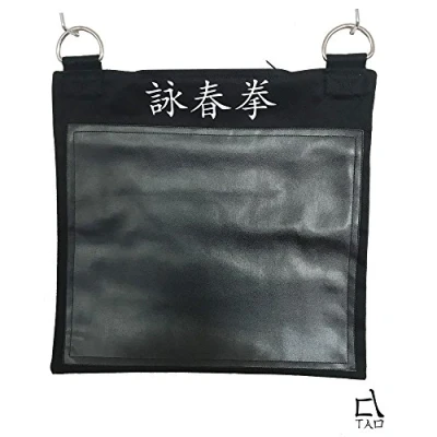 Image de Sac de Frappe Mural Wing Chun, Cible 1 Section, Surface Cuir PU (1 Section)