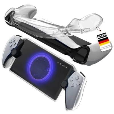 Image de EITEYI Coque de Protection pour Sony Playstation Portal PS5[PS Portal] Housse Accessoires Machine Jeu, en TPU Absorbant Les Chocs Transparent,Anti