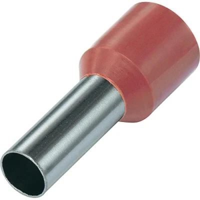 Image de Embouts avec collerette section 1.5 mm² longueur 8 mm rouge Vogt Verbindungstechnik