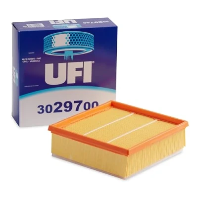 Image de UFI Filters, Filtre à Air 30.297.00, de Remplacement, Adapté aux Voitures, Applicable sur Différents Modèles tels que Abarth, Alfa Romeo, Fiat, Opel et Vauxhall