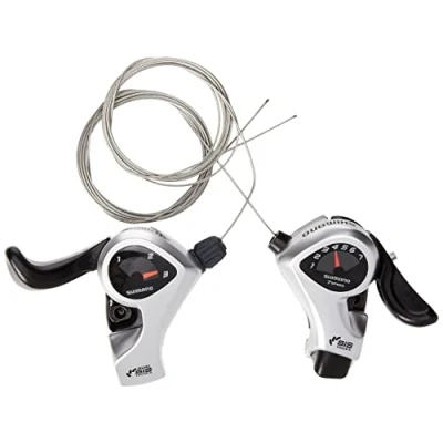 Image de Shimano Tx50 6SPD Paire de manettes 6 vitesses Noir