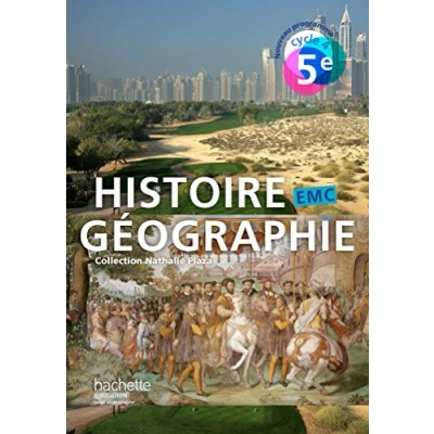 Image de Histoire Géographie EMC cycle 4 / 5e Livre élève Nouveau programme 2016 d’occasion Très bon