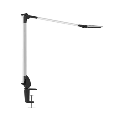 Image de MAUL Lampe de bureau LED MAULspace à intensité variable en aluminium moderne avec 2080 lux et 691 lumens 5 Variateur d&#039;intensité Argenté