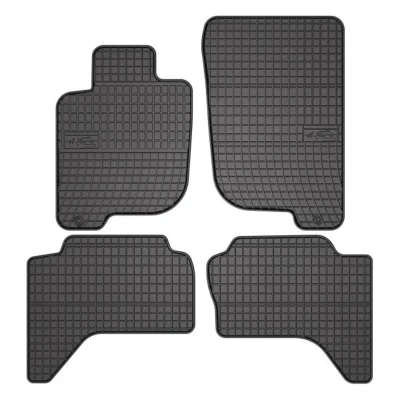 Image de FROGUM 0483 Ensemble de tapis sol Caoutchouc avant et arrière 4 noir Sur mesure MITSUBISHI: L200 / Triton IV Pick up