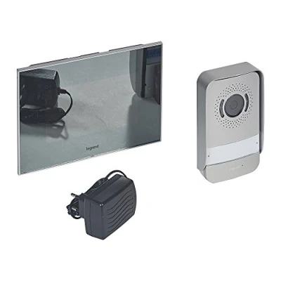 Image de LEGRAND Visiophone 2 fils mains libres avec écran couleur miroir 7 pouces et interphone Neuf