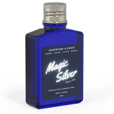 Image de argenture à froid Magic Silver Produit pour argenter bijoux 30 ml Made in France Nettoyant argent