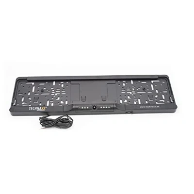 Image de Système de caméra recul sans Fil Technaxx dans Le Support Plaque d&#039;immatriculation avec LED IR pour Vision Nocturne TX 170