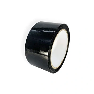 Image de Ruban adhésif d&#039;emballage noir, Tout usage en polypropylène, 48 mm x 66 m
