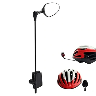 Image de Rétroviseur vélo, Casque Ajustable en ABS avec Vue Dégagée pour Vélo