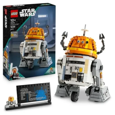 Image de LEGO Star Wars : Ahsoka Le Droïde Astromécano Chopper (C1 10P) Jeu De Construction 10 Ans Figurine avec Tête Pivotante, Bras Détachables &amp; Roue Centrale Cadeau Garçon, Fille Fan La Saga 75416