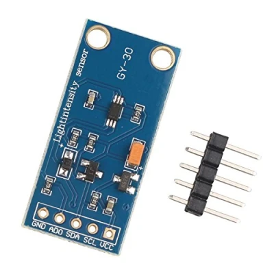 Image de HALJIA Gy 30 Bh1750fvi Digital Light Sensor module intensité Compatible avec Arduino AVR 3 V 5