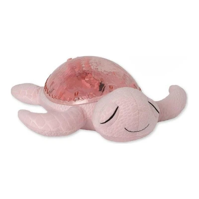 Image de Cloud b Veilleuse projecteur océan avec 2 bruits blancs et sons apaisants Réglages réglables Capteur de cri Tortue tranquille Rose (rechargeable)