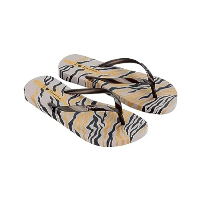 Image de Ipanema Femme Animale Print III FEM Flip Flop, Grey/Bronze, 37 EU