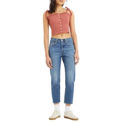 Image de Levi&#039;s 501 CROP Jean droit, Femme, Taille: 27x26, Erin can&#039;t wait stretch