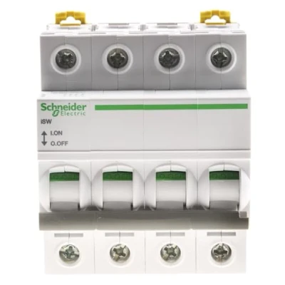 Image de Schneider Electric Acti9, iSW interrupteur sectionneur 4P 63A 415VAC A9S65463