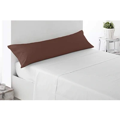 Image de Miracle Home Housse de coussin douce et confortable en coton 50 % polyester Chocolat 90 cm