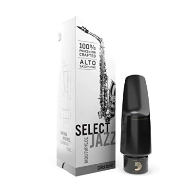Image de D&#039;Addario Woodwinds MJS D7M Select Jazz Bec pour Saxophone Alto Noir