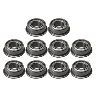 Image de BQLZR Silver MF105ZZ Lot de 10 mini roulements à billes double blindage 5 x 4 mm