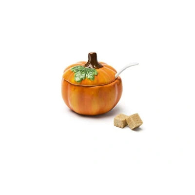 Image de Excelsa Pichet à fromage/sucrier, céramique, orange, capacité : 200 ml